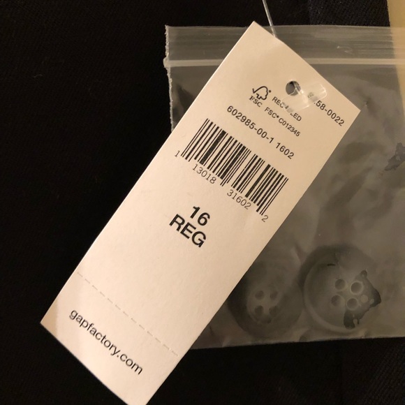 Gap Factory Black Dress Pants Slacks Trousers Women’s Size 16 Reg - Picture 4 of 8